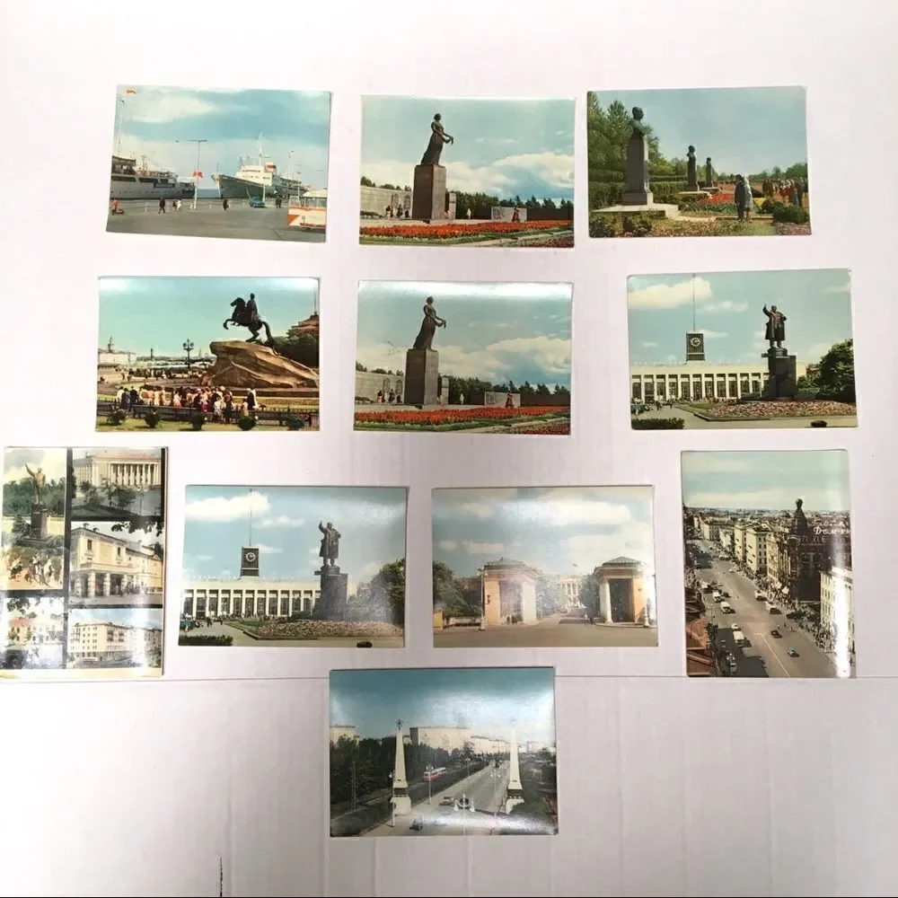 Vintage 1964/65 Russia/Leningrad postcards 24 pack‎